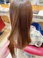 アグ ヘアー フォールズ 滝沢店(Agu hair falls)&nbsp;ハイトーンカラーの方でもサラサラのストレートへ！（要相談）