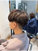 ブレンドマッシュ×ハイライト