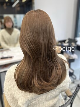 フォンズ(FONS) ベージュ　ミルクティーベージュ　オリーブベージュ