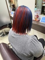 クロップ エス 茅ヶ崎本店(crop es)&nbsp;red×blue アンブレラカラー