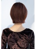ソフトウルフ前髪ありベージュボブ 外はね【AIN.表参道】川原