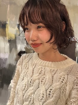 ラミパス(RAMIPASS ladies&gentlemen)の写真/ニュアンスパーマで叶える抜け感ボブ◎トレンドパーマであなただけの魅力を引き出します！