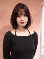 ピュー(Piu-) 【レイヤーボブ/川村晃雅】ブリーチなしディープパープル