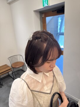 リリアーナ(LILIANA) ヘアメ ヘアセット ボブアレンジ ヘアアレンジ 結婚式ヘア 池袋