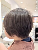 ラルーナアレックス 明石店(la luna alex)&nbsp;多毛・硬毛もすっきりまとまる親子リンク【丸みショートボブ】