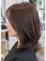 ヘアアトリエ ナイン(hair atelier nine)&nbsp;ダークパープル/ナチュラルショート/夏のヘアアレンジ/福島市