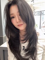 ジアン テラス(GIEN TERRASSE)&nbsp;レイヤーカットロングレイヤーハイレイヤー/岸本