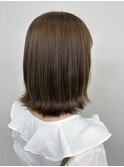 切りっぱなしボブ/アッシュベージュ