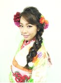 ブリエ☆結婚式☆編み込みサイドマーメイド
