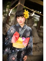 オーバーキャプテンネイキッド(OVER CAPTAIN NAKED)&nbsp;夏祭り☆浴衣アレンジコレクションvol.06[イエロー花火]