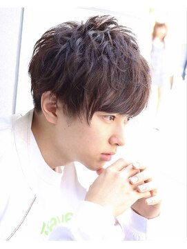 ネイビー(NAVY) 【横顔が決まるヘア】ネオプライマルマッシュ