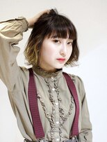 ボアソルテ(Boa Sorte)&nbsp;インナーイエローのボブスタイル！