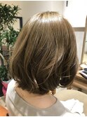 【Adatto北千住】カーキブラウン、空気感ボブ☆