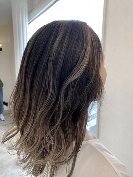 ヘアーサロン リアン 熊谷2号店(hair salon Rien) バレイヤージュカラー