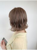 重たく見えない 巻けるボブ
