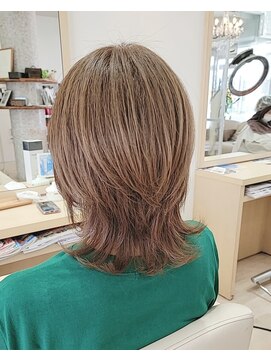 ヘアーズ 本店(HAIRZ) 《HAIRZ》平田☆外ハネ大人ウルフ