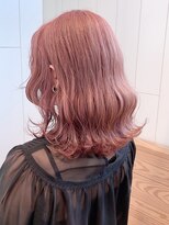 アイティーバイアルバム 藤沢店(IT by ALBUM)&nbsp;ピンクブラウン_くびれヘアビタミンカラー_ba334031