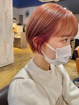 ノア 大宮店(Noa)&nbsp;ピンクベージュ/ショートボブ/ショートヘア/カット＋カラ