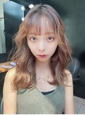 海外の子どもhair_チェリーブラウンフェミニンロング_ba419731