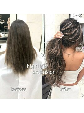 リア 大阪梅田(Ria) ～ハイライト　シールエクステ60本～【Ria 大阪 梅田】