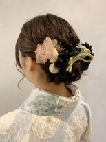 ラトリエコンタン(L´atelier Content)&nbsp;水引 金箔 成人式ヘア 卒業式ヘア 袴ヘア 振袖ヘア【津田沼】