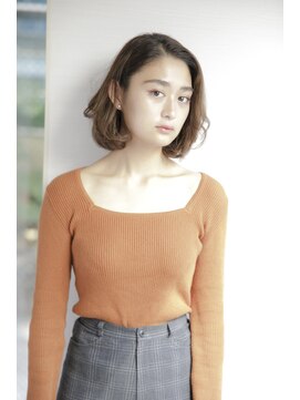 アフロディーテ 銀座(APHRODITE GINZA) 黒髪/グレーベージュ/レイヤーロング/前髪パーマ/銀座