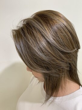 アズール 草加(azule) ハイライトグレージュ×シルバーホワイトカラー[草加]