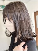 大人ガーリー艶髪ブラウン/六本松美容室/コバミオ