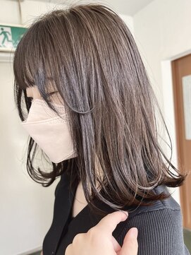 エフェクト(EFFECT hair care & Spa) 大人ガーリー艶髪ブラウン/六本松美容室/コバミオ