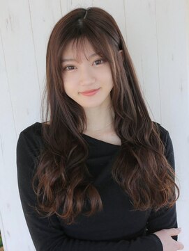 アグ ヘアー ミミ 成田店(Agu hair mimi) 《Agu hair》グレージュ波巻き×numberA.トリートメントオイル