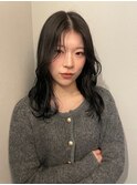 【nanami】顔まわりレイヤー × 透ける暗髪