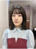 ◆ミディアムレイヤー/レイヤーカット/銀座/くびれヘア/ベージュ
