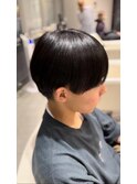 メンズ縮毛矯正×シースルーマッシュ
