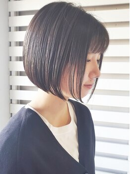 ヘアドレス ルチュラ(Hair dress LucuLa)の写真/一人ひとりに合わせた薬剤と手法でナチュラルストレート♪艶感のある髪に導く髪質改善メニューもオススメ◎