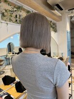 ロンド ストラーダ 心斎橋(Lond strada)&nbsp;韓国前髪顔周りレイヤー×ハイトーン[心斎橋/髪質改善]