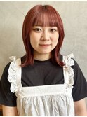 ブラッドオレンジ×外ハネボブ