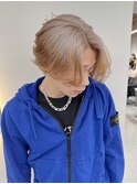 ☆センターパート×デザインカラー×エンドカラー×ベージュ