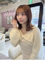 髪屋 紬 くびれヘア/くびれミディアム/ミディアムヘア