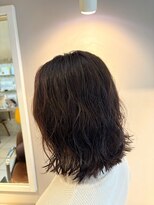 モップス 富岡店(MOPS)&nbsp;ピンクブラウン×ボブパーマ