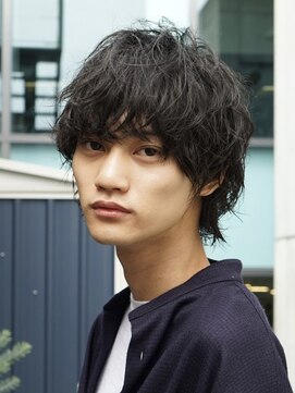 キングオブヘアバイノイズアンドフィフス 京都駅前店(KING of hair by NOISM&fifth) 緩め波巻きスパイラルパーマシャドウパーマメンズマッシュウルフ