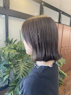 ネバーランド 平成店(NEVER LAND) インナーカラー/イヤリングカラー/外ハネボブ