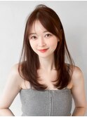 くびれヘア20代30代40代◎モテ髪サイドバングくせ毛風カール