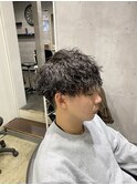 滋賀/南草津/メンズ美容室/波巻きツイストスパイラルパーマ