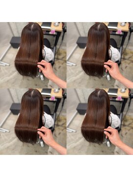 #髪質改善#縮毛矯正#美髪矯正#レイヤーカット#白髪ぼかし