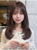 【松澤美穂】透明感モテヘア