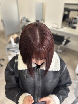 トイロ ウィステリア(toiro wisteria) ブリーチ無しダブルカラー 【ピンクブラウン】