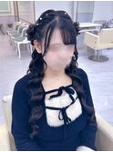 ハーフクラゲヘア