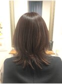 30代40代50代/ミディアムウルフレイヤー/くびれレイヤー