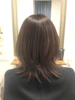 ヘアー グリーン(hair green) 30代40代50代/ミディアムウルフレイヤー/くびれレイヤー