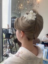 ラグゼヘアカミヤ 菊川店(luxe hair CAMIYA)&nbsp;夜会巻き